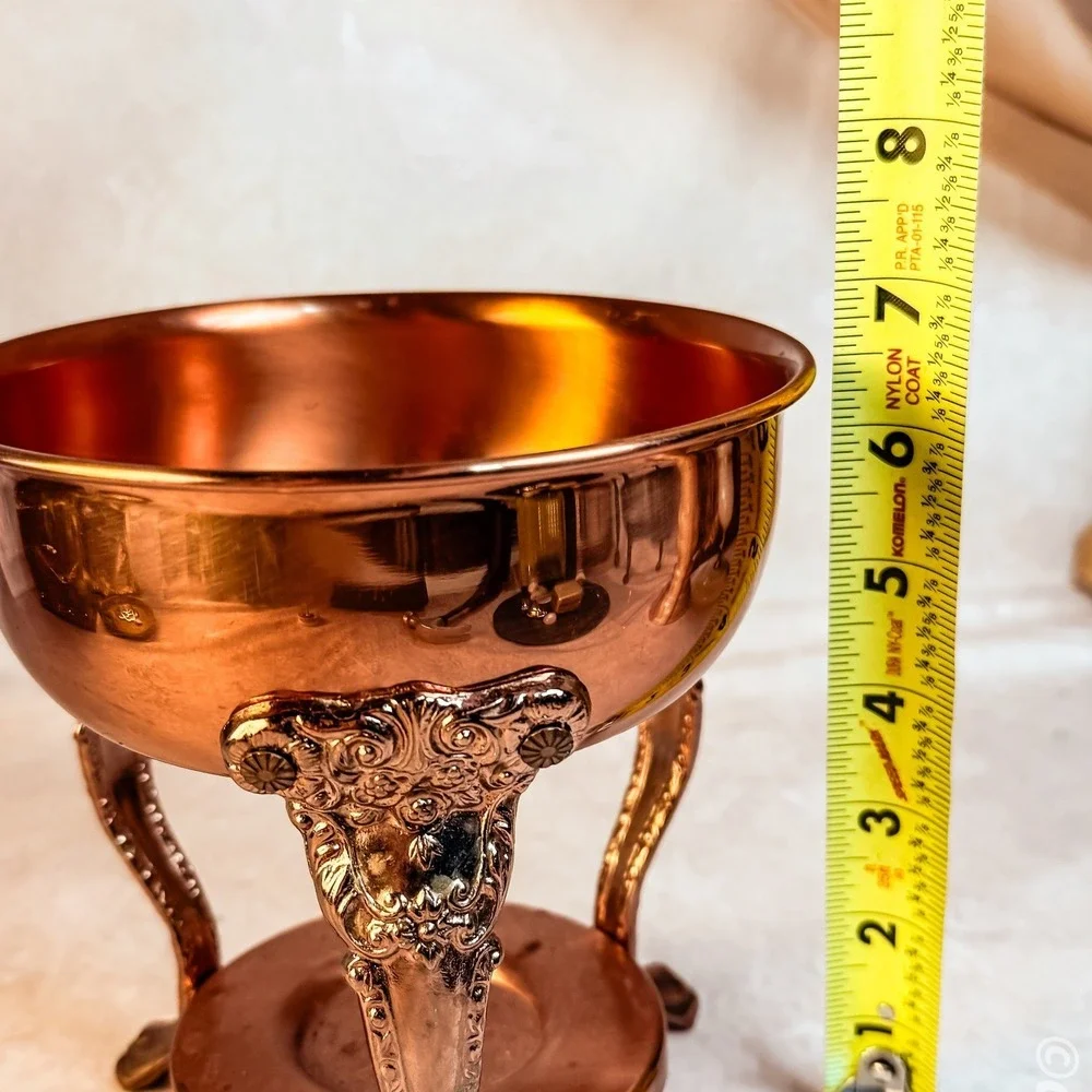 Princess House Copper Carafe Warming Stand
